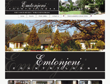 Tablet Screenshot of emtonjenicountrylodge.co.za